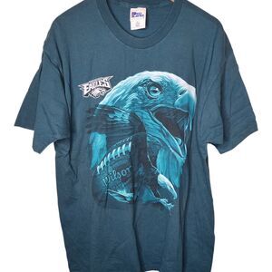 Vintage 90s Philadelphia Eagles Shirt USA XL Pro Player Single Stitch Big Eagle